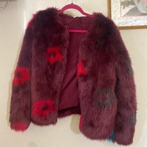 Faux fur jacket